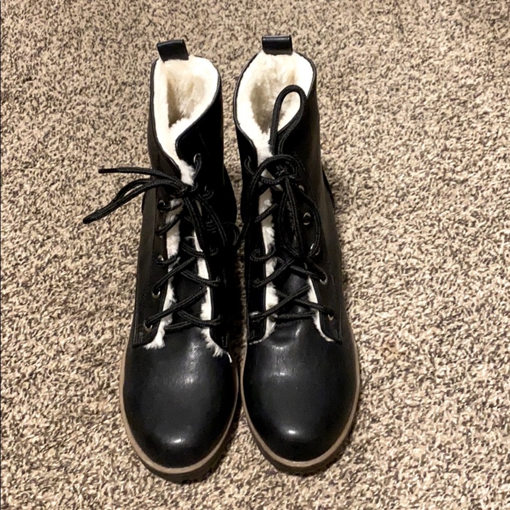 Chase + Chloe Wedge Boots 6.5 Women’s Brand New